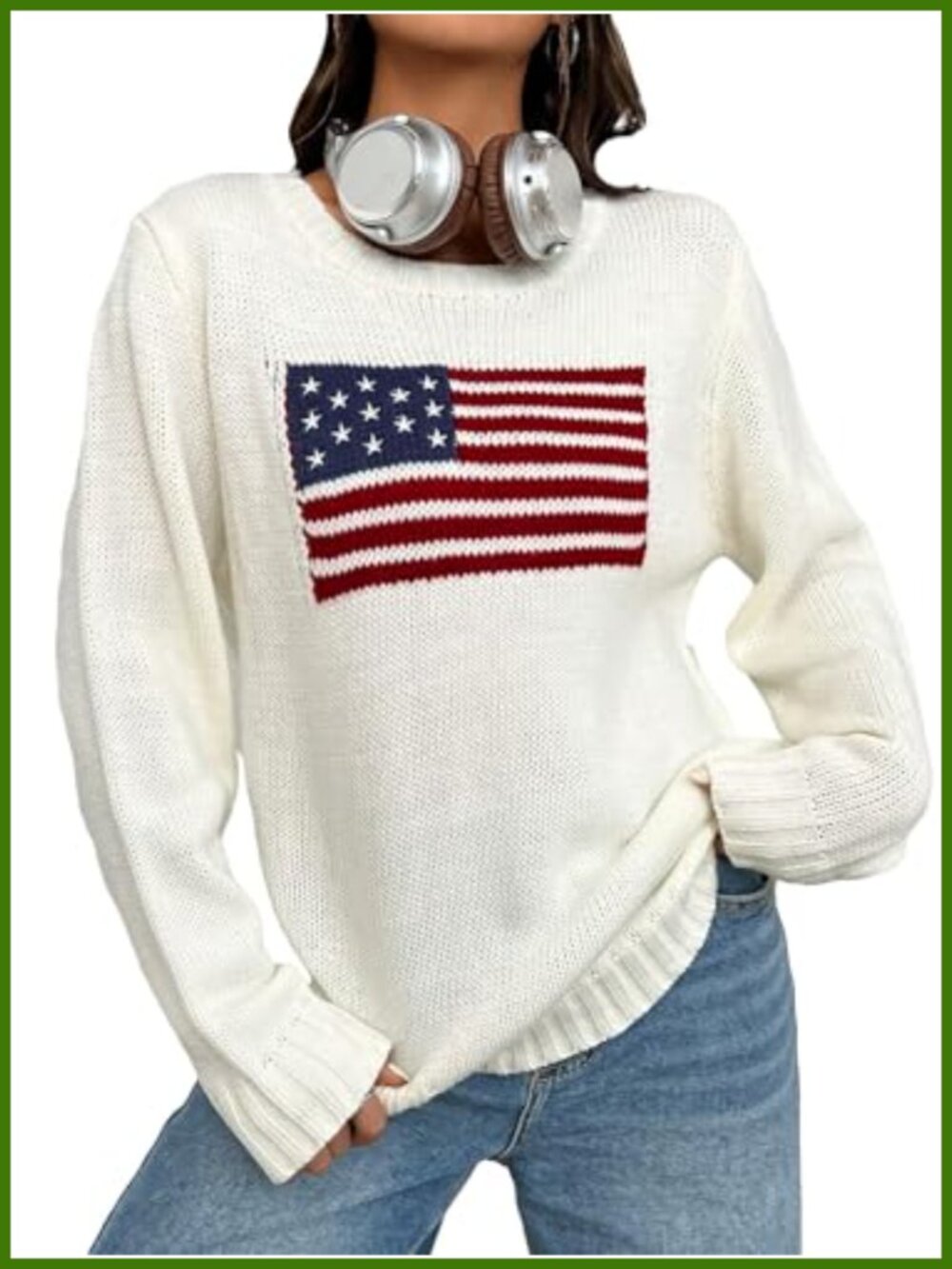 Sweater Lightweight Pullover Long Sleeve Round Neck Casual Loose